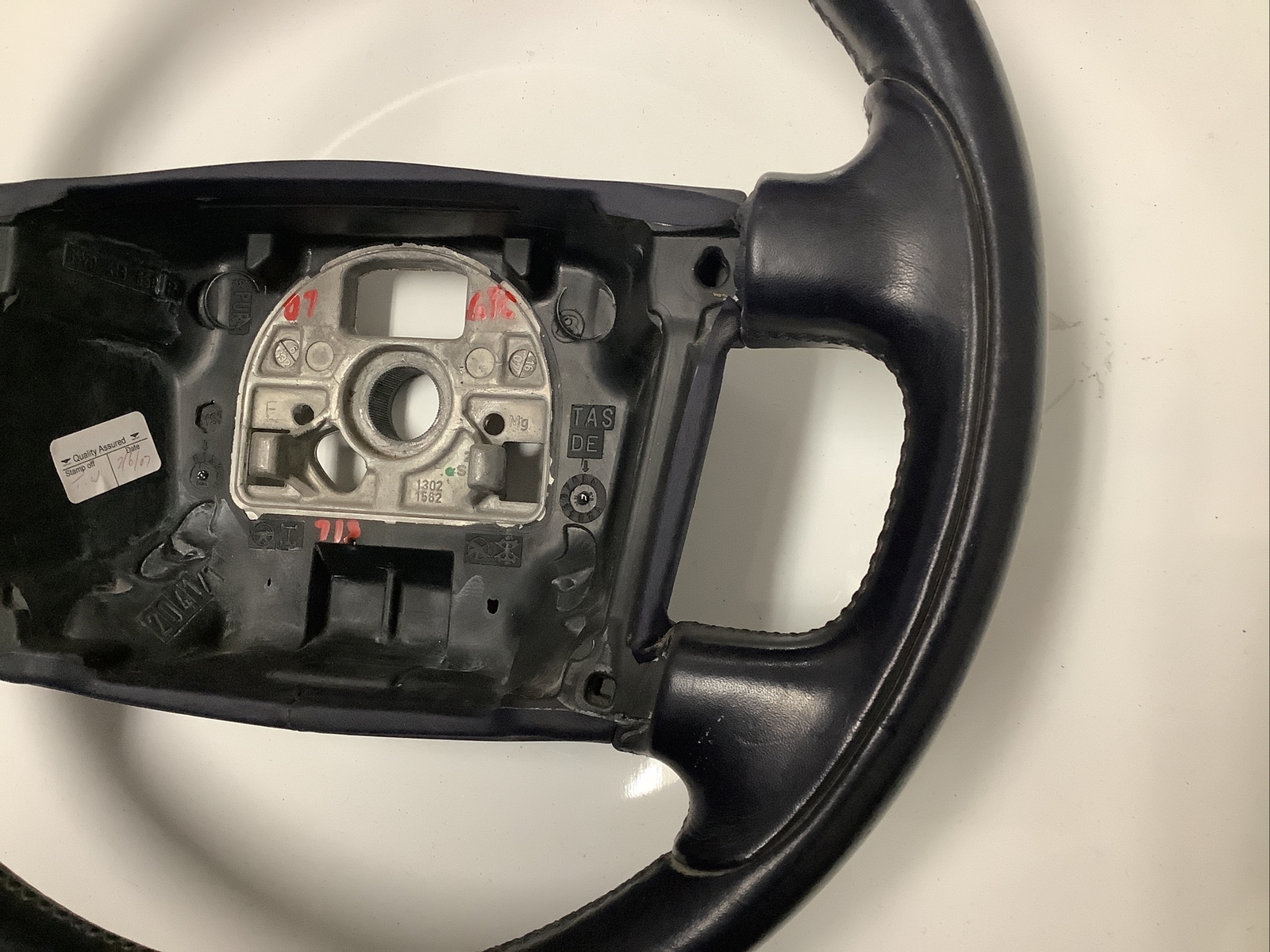 2007 Bentley Continental GTC Dark Blue Leather Steering Wheel 3W04196504 04-08