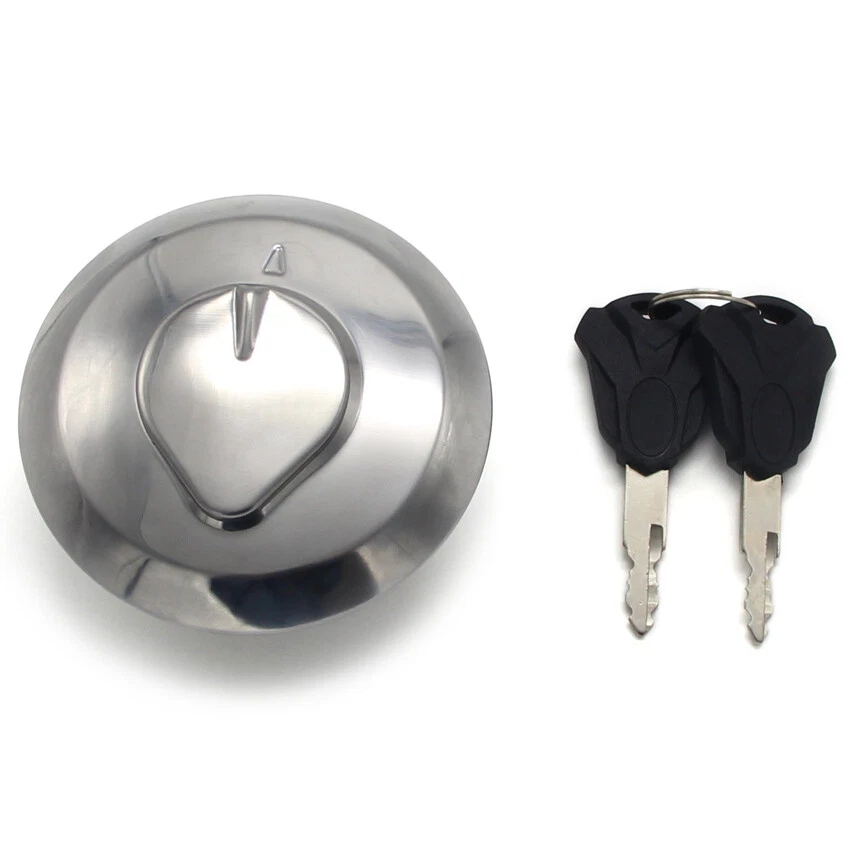 Llaves de cubierta de tapa de tanque de combustible para Honda CM450A XL125 CB750C CBF250 XBR500 CG125ES Foto 2 de 4
