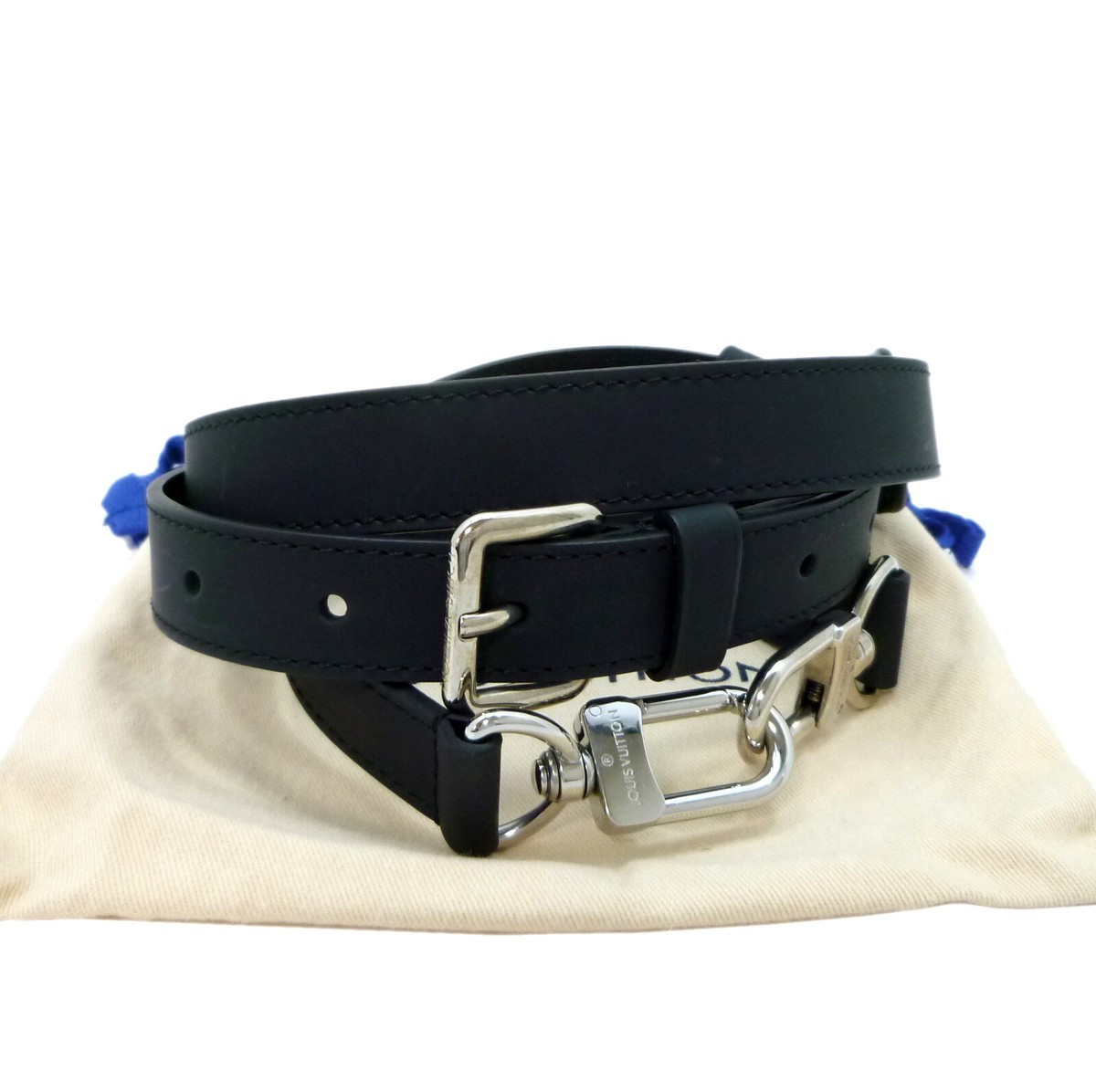 Authentic LOUIS VUITTON Adjustable 25mm Shoulder Strap Gray Authentic LOUIS VUITTON Adjustable 25mm Shoulder Strap Gray