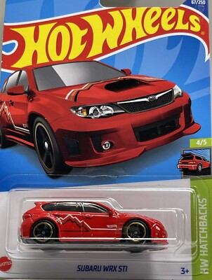 hot wheels SUBARU WRX STI “ 4/5 Red. | eBay