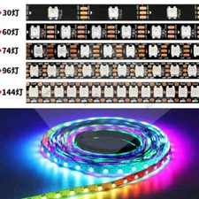 WS2812B Addressable Pixel Led Strip RGB LED Strip 30/60/74/96/144 Tape Light 5V