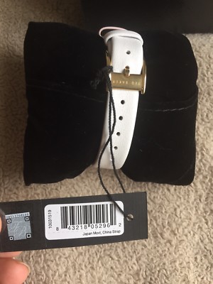 Ted Baker Ava Leather Strap 36mm Gold Tone Silver Dial  display picture 1
