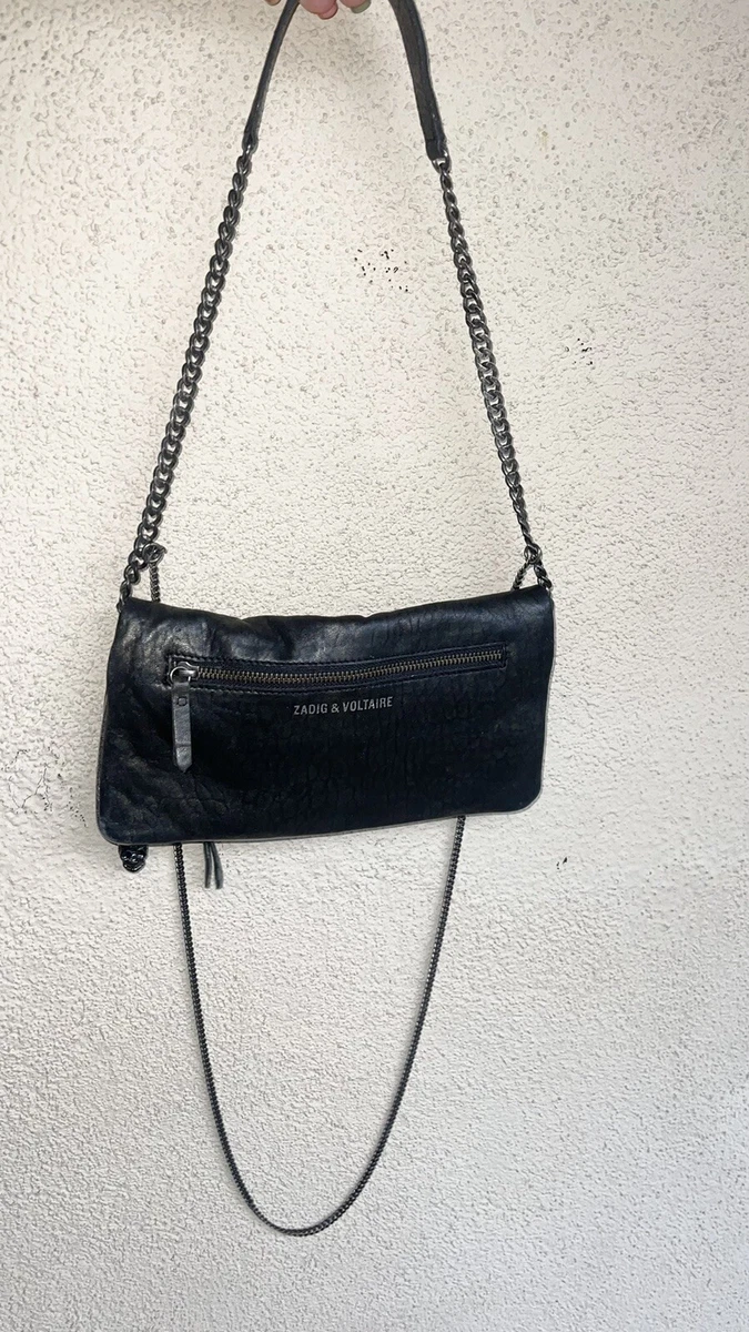 Rock leather crossbody bag Zadig & Voltaire Black in Leather - 34797617