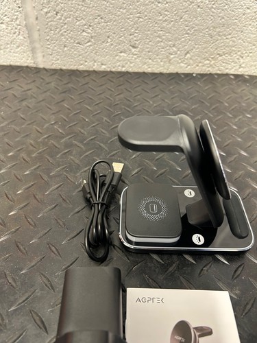 AGPTEK 3 in 1 Wireless Charging Station, Mag -safe Magnetic Charger for iPhone - Zdjęcie 5 z 5