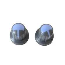 Pyle PT8050ch Blue Tone Echo Knobs Dials Replacement Parts Lot of 2