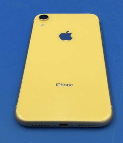 Apple iPhone XR 256GB A1984 Yellow Unlocked iOS 17.6.1 Good Condition - Photo 2 sur 5