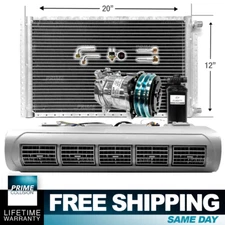 AC Kit EVU110 Universal Evaporator Underdash Unit Compressor & Condenser 12 x 20