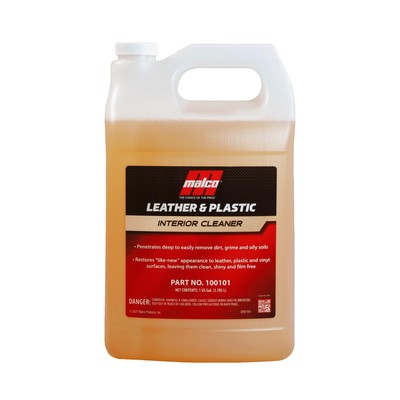 Leather & Plastic Cleaner   Penetrates Deep to Remove Dirt Grime and Oily Soi...