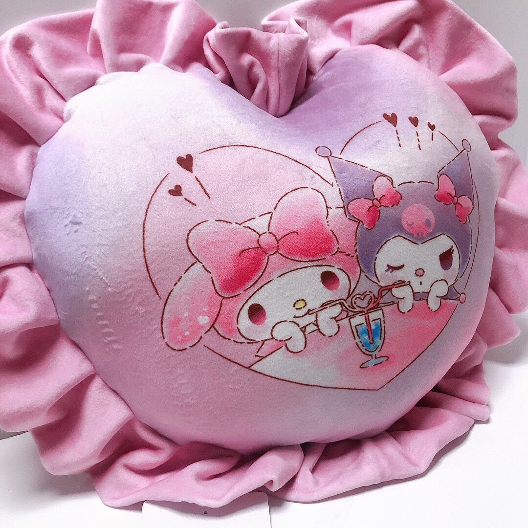 Sanrio My Melody Cushion Backrest Integrated Kawaii Kuromi