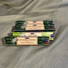 Satya Sai Baba Nag Champa Rain Forest 15 Gram Box Incense Sticks