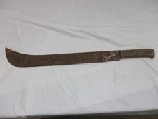 Sugarcane Machete 23” Primitive Old Farm Tool Knife Cabbage Corn Tobacco