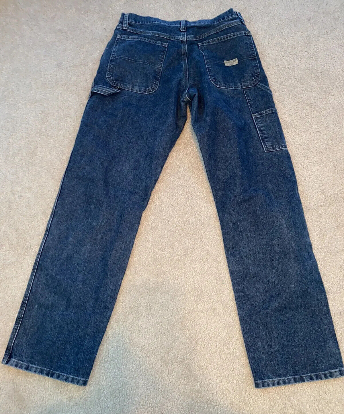 Wrangler Carpenter Blue Denim Jeans Work Pant Men… - image 2