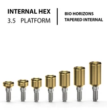 Overdenture Dental Abutment Removable Anchor Internal Hex SP BIOHORIZONS Tapered