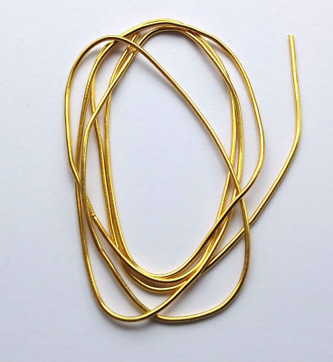 Gilt No 8 Smooth Purl Bullion Thread 2.5g - Goldwork Couching Gold ...