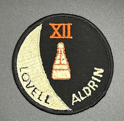Lovell Aldrin Gemini XII 12 NASA Astronaut 3'' Patch P269