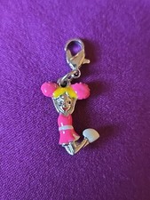 Go team cheerleader CHERISH CHARM clip on for bracelet Pink Cheer