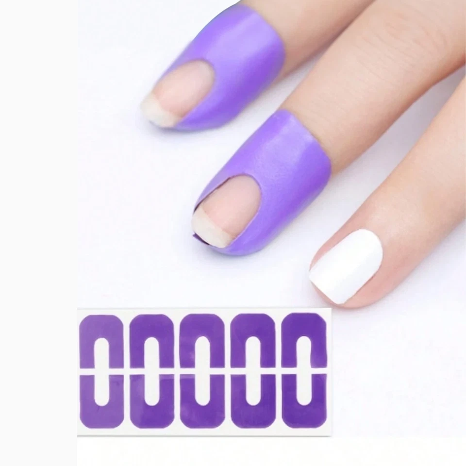 Pegatinas protectoras de esmalte de uñas en forma de U 10 un. - Herramientas de manicura antidesbordamiento Foto 2 de 4