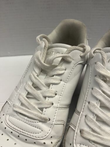 Nautica Stafford Sneakers White Lace Up Men's Size 10 - Picture 3 of 9