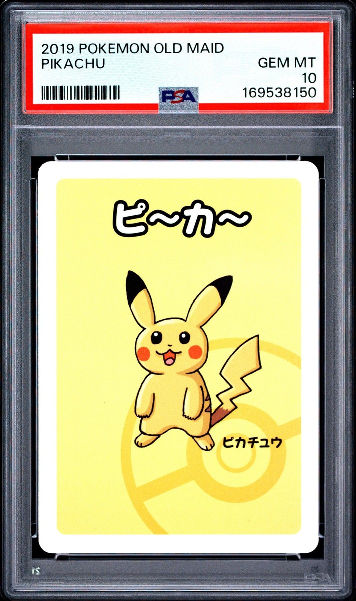 2019 POKEMON OLD MAID PIKACHU PSA 10 | eBay