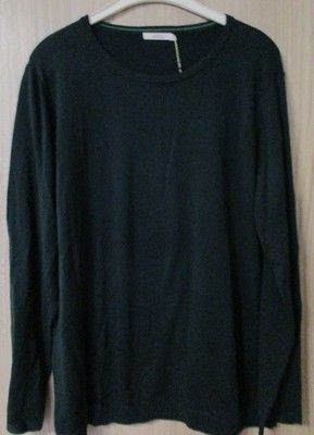 Cecil leichter Pullover Pulli Strick Feinstrick Basic grün dunkelgrün Gr.  XL