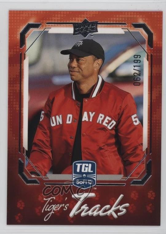 2026 Upper Deck TGL Season 2 Tiger's Tracks 62/199 Tiger Woods #TT-1 nm2