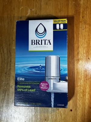 Brita Faucet Mount System Water Filter (value pack  two Filters In One!)