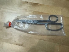 WOLFF 9" All Metal Straight High Leverage Shear 504 Kitchen Scissors