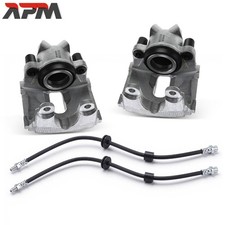 2x Bremssattel 2x Bremsschlauch Vorderachse für BMW X3 E83 2.0d 2.5 Si 3.0d
