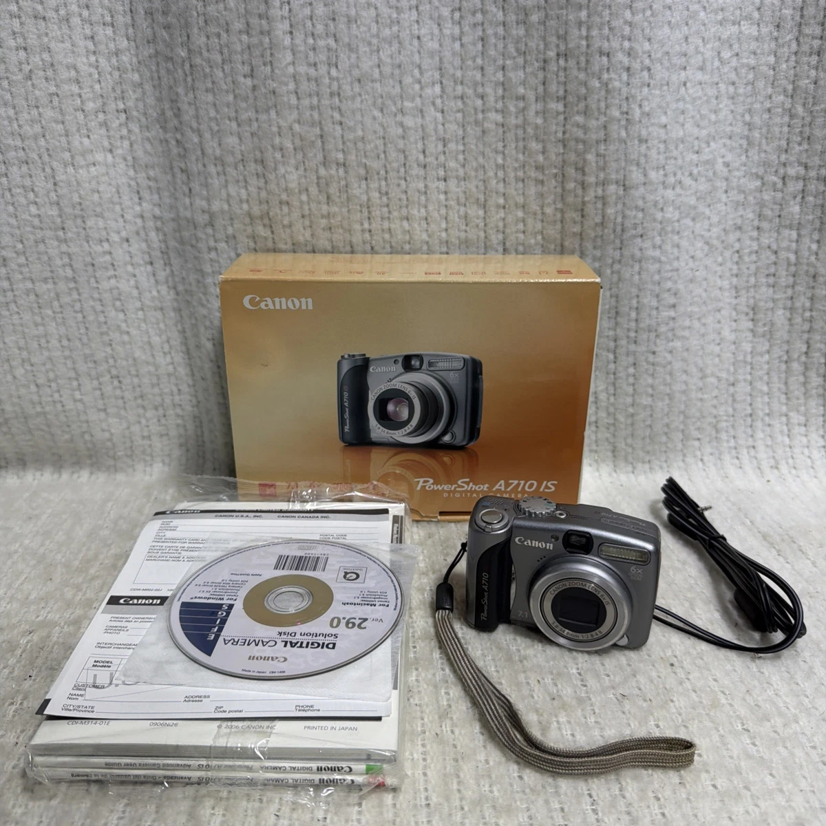 Canon PowerShot A710 IS Digital Cameras with DPOF Support for Sale