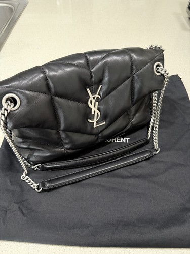 Saint Laurent Small Lou Leather Puffer Bag