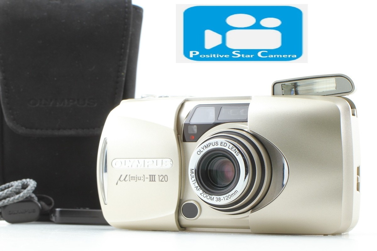 OLYMPUS μ-III 120 🎦VIDEO👀✨MINT✨ Olympus μ MJU III 120 Point & Shoot 35mm