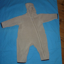 Flecceoverall von Jako-o Gr. 80/86 in Cremeweiß