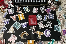 English Letter Stickers Pack, 45 pcs Sticker Set,Journal Stickers, Planner