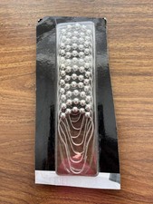 SET 12 shower curtain hooks metal chrome glide roller rings that close NEW