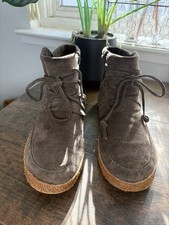 UGG Australia Reid Chocolate Brown Ankle Boot 1019129 Suede Bootie zipper