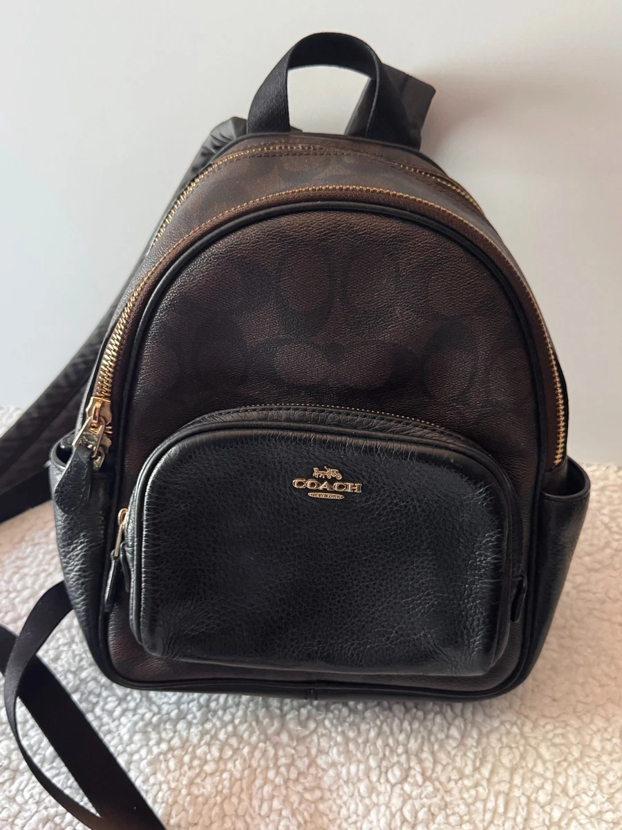 バッグ COACH Mini Backpack Black Gold Hardware Coach Mini Backpacks for Women for sale - eBay
