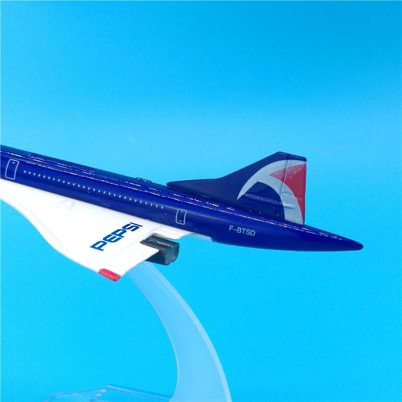 1:400 Diecast Airplane Model Collection 16cm Pepsi Concorde Promotional Jet Gift - Image 4 of 4