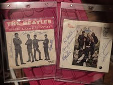 Beatles Signed Autographed 2 Lp John Lennon Paul Mccartney George Harrison Ringo