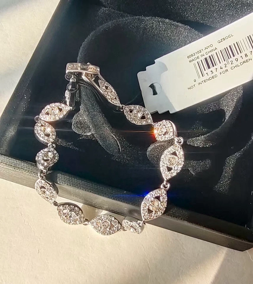 Givenchy Crystal Flex Bracelet Silver - Image 4 of 4