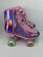 Pink Mermaid Roller Skates Size 37 EU 6 US By Nemone