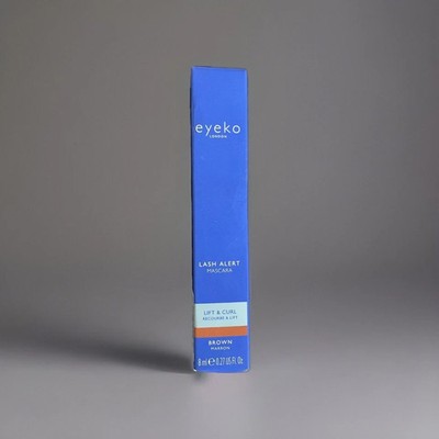 Eyeko Lash Alert Mascara Brown Lift & Curl - Infused with Caffeine and Biotin