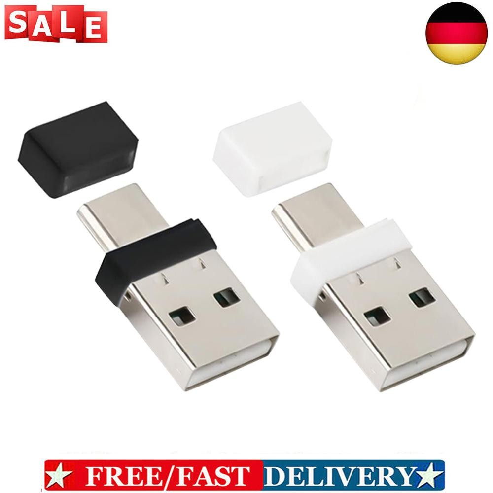 USB Type C 2 In 1 Mouse Jiggler Driver-Free for Laptop Keep Computer Awake *NEW
