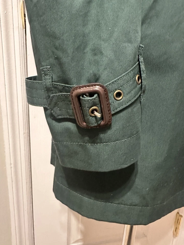 BURBERRY BRIT BRIXTON RAIN TRENCH COAT Sz SMALL P - Image 3 of 4