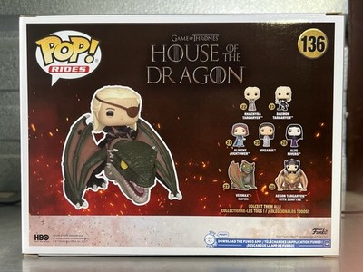 Funko Pop! Rides – Aegon Targaryen Sur Sunfyre – Vinyle 14 Cm – House Of The Dragon – Collection Officielle