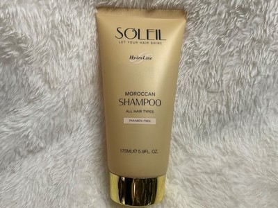 SOLEIL MOROCCAN SHAMPOO-PARABEN-FREE-ALL HAIR TYPES-5.9 fl Oz NEW SEALED D-2