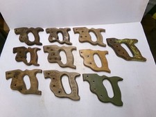 Lot of 10 Hand Saw Handles Disston Stanley Warranted Superior Vintage Tool