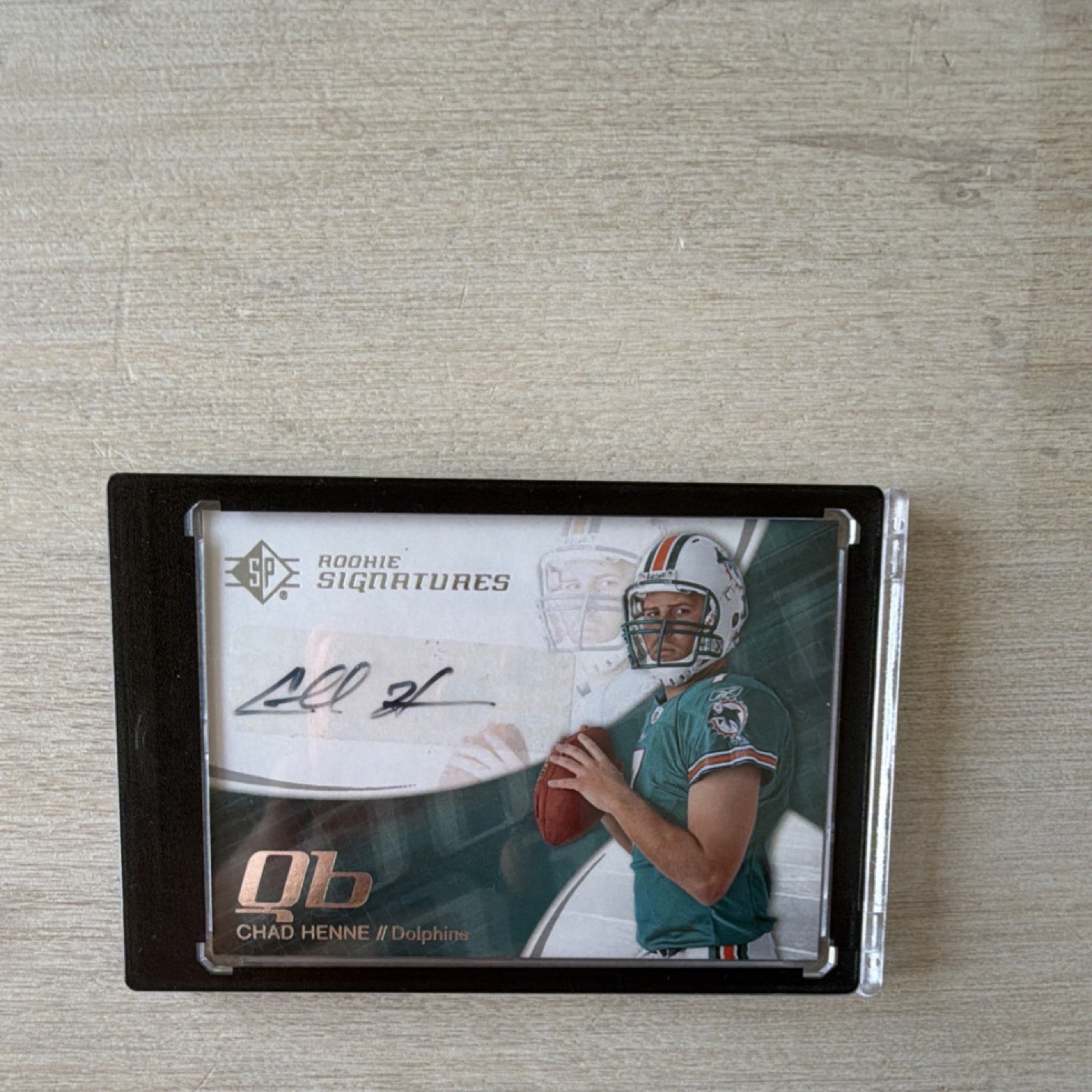 Chad Henne SP Authentic Retail #142 Autograph