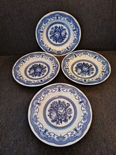 Hutschenreuther Maria Theresia Windsor Blau 4 x Suppenteller Teller tief 23,5 cm