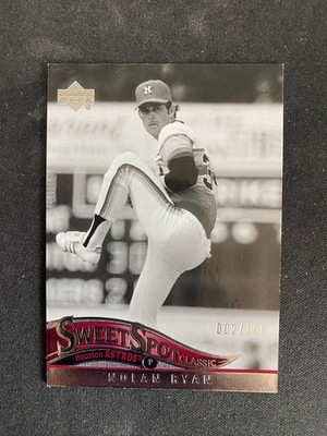 2005 UPPER DECK SWEET SPOT CLASSIC SILVER /100 NOLAN RYAN #64 HOF