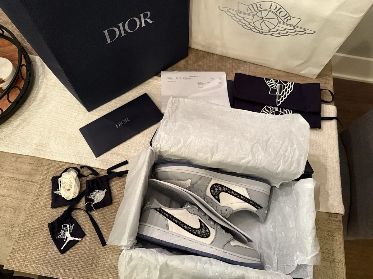 Las mejores ofertas en Dior x Air Jordan 1 Low Gray | eBay